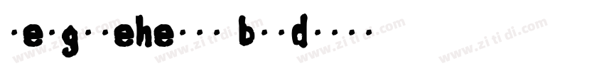 texgyreheros bold字体转换